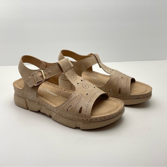 Forever Ladies Comfort Sandals Size 8 - Picture 6 of 9